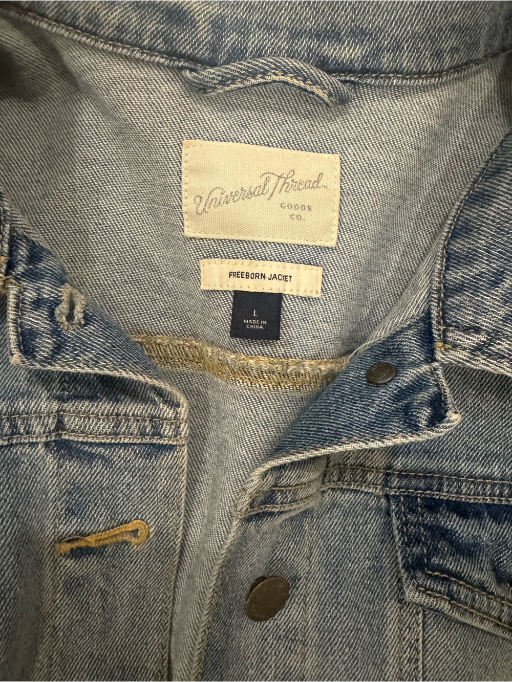 Universal Thread Light Blue Denim Jacket - Picture 2 of 3
